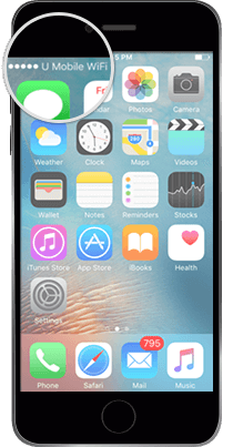 Wi-Fi Calling IOS Make & Receive Calls Wi-Fi Calling  ​Step 3 Image U Mobile